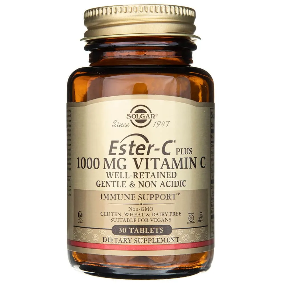 Solgar Ester-C plus Vitamina C 1000 mg - 30 Tabletas