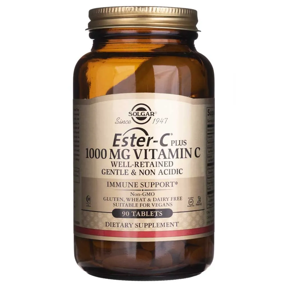 Solgar Ester-C plus Vitamina C 1000 mg - 90 Tabletas