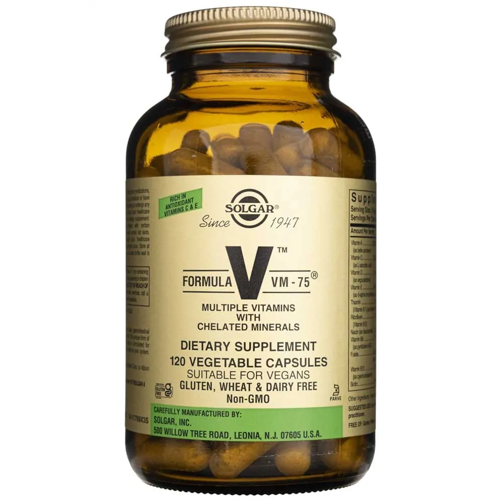 Solgar Formula VM-75 - 120 Cápsulas Vegetales