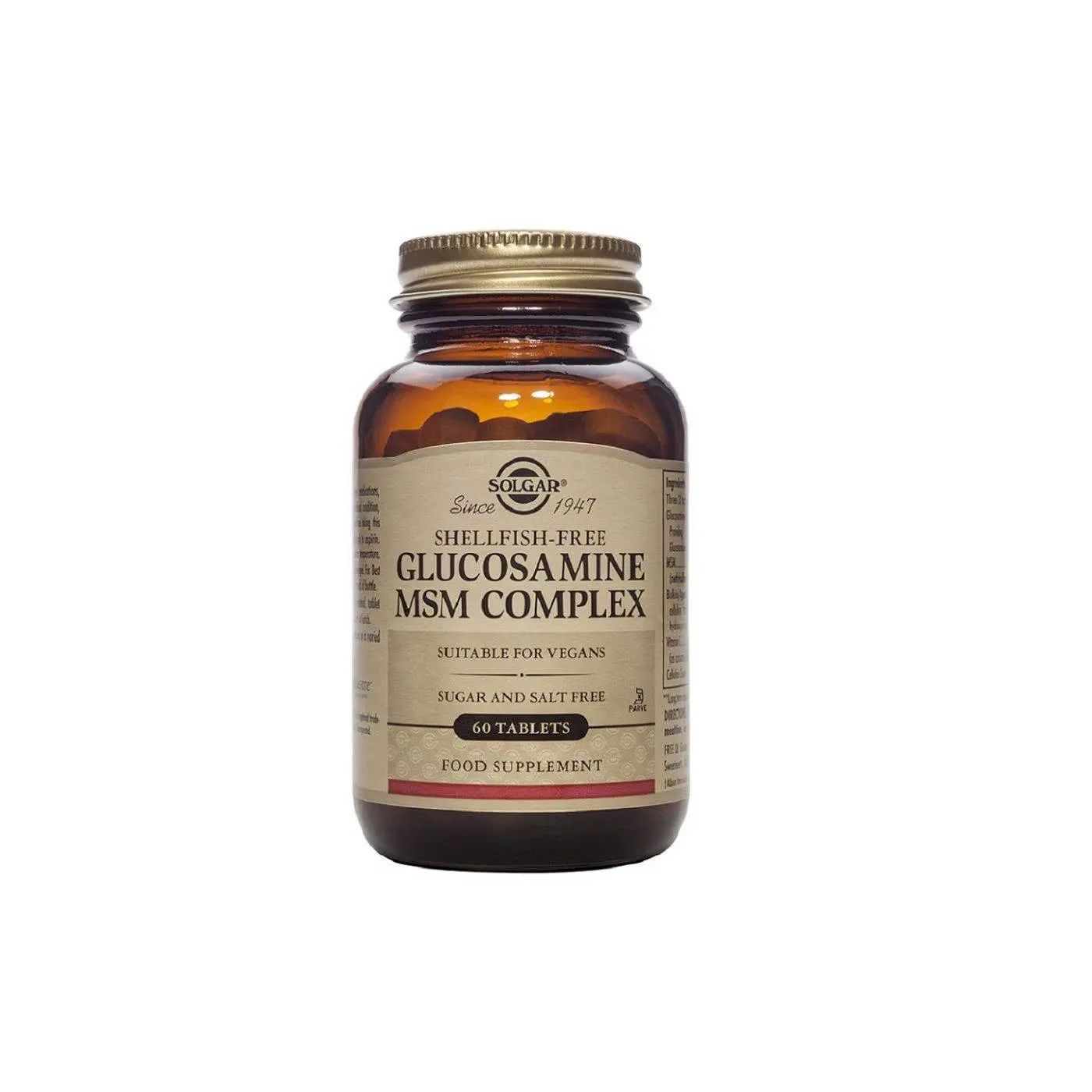 Solgar Glucosamina Msm Complex 60 Comp