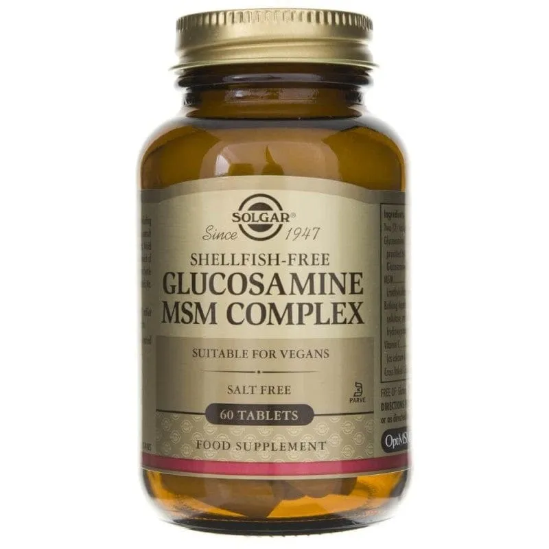 Solgar Glucosamina MSM Complex - 60 Tabletas