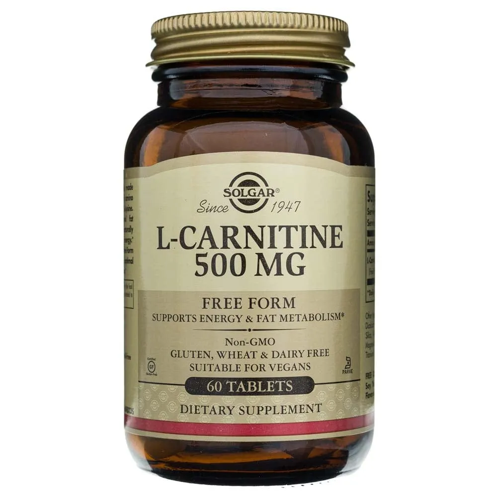 Solgar L-Carnitina 500 mg - 60 Tabletas