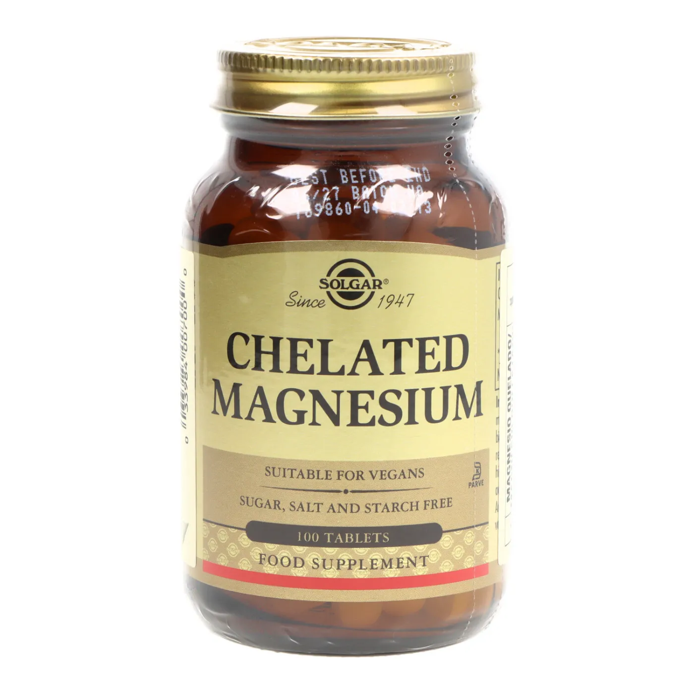 Solgar Magnesio Quelado 100 Comp