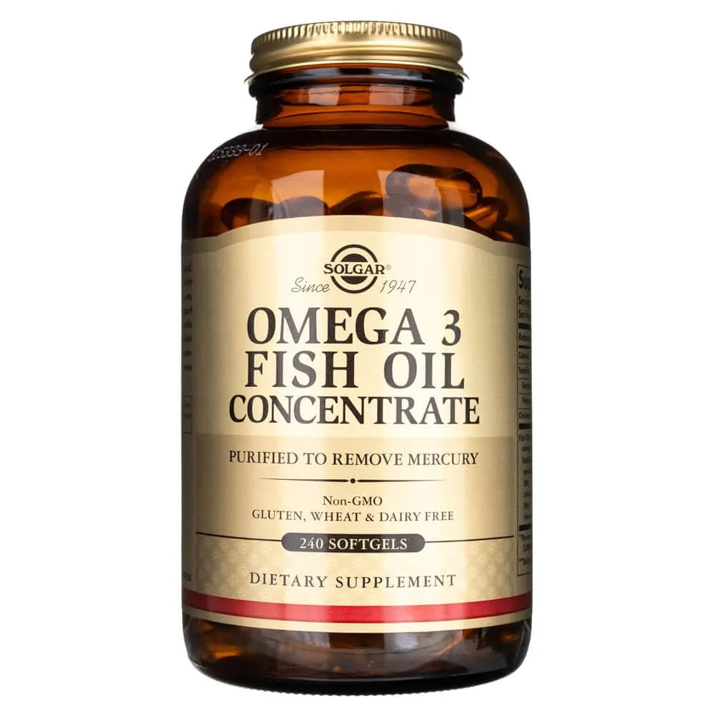Solgar Omega-3 Aceite de Pescado Concentrado - 240 Cápsulas Blandas
