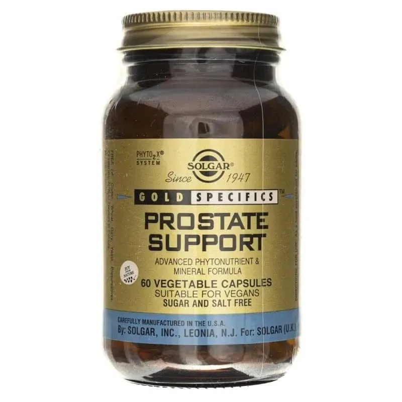 Solgar Prostate Support - 60 Cápsulas Vegetales
