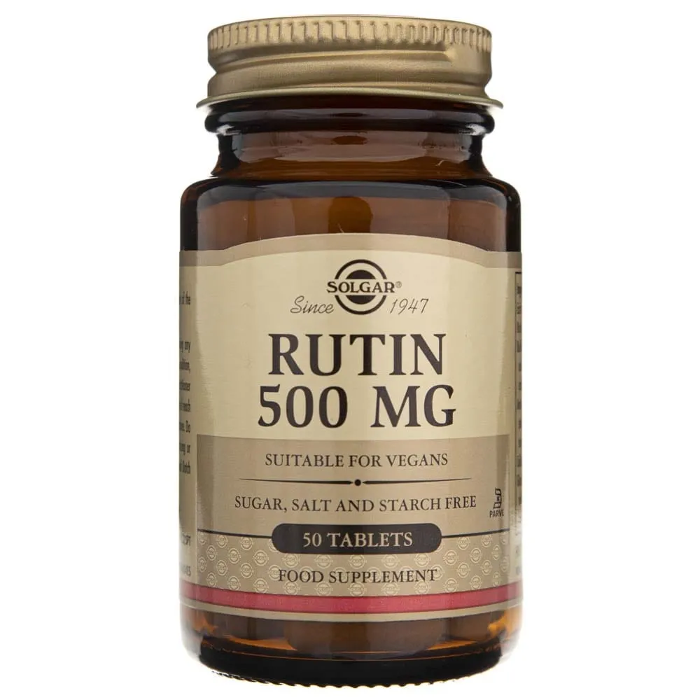 Solgar Rutina 500 mg - 50 Tabletas