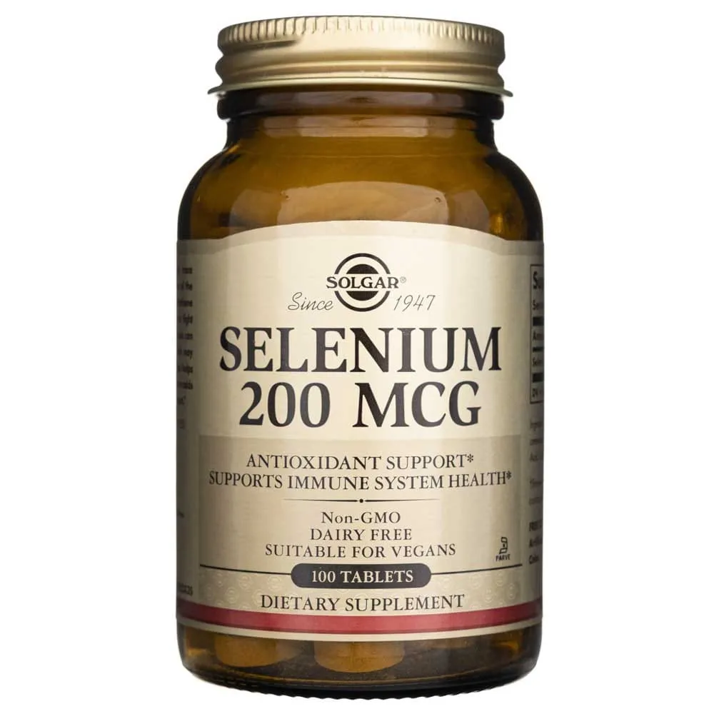 Solgar Selenio 200 mcg - 100 Tabletas
