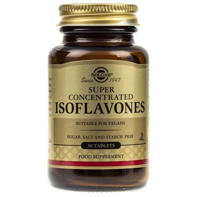 Solgar Isoflavonas Super Concentradas - 30 Tabletas