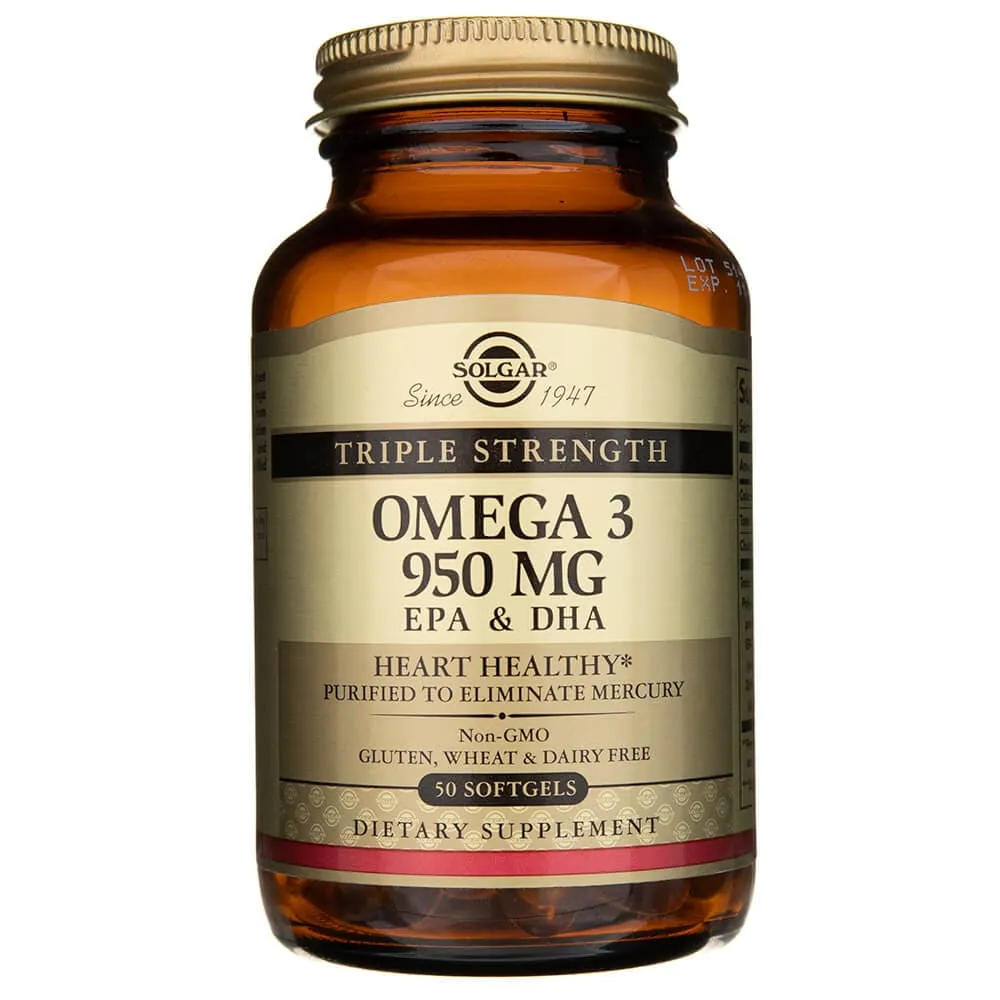 Solgar Omega 3 triple potencia 950 mg - 50 cápsulas blandas