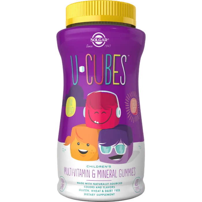 Solgar U-Cubes Multivitaminas y Minerales para Niños - 120 Gomitas