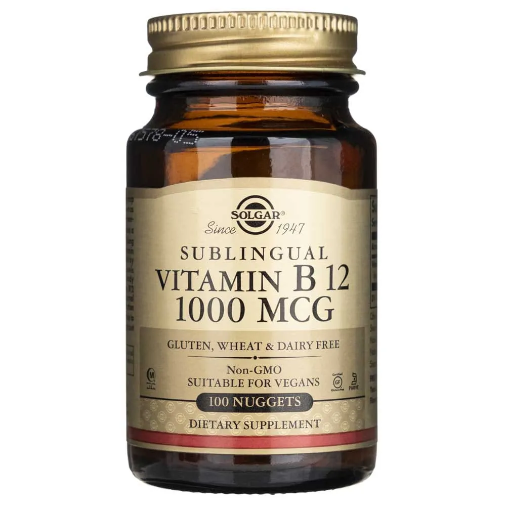 Solgar Vitamina B12 1000 mcg - 100 Nuggets