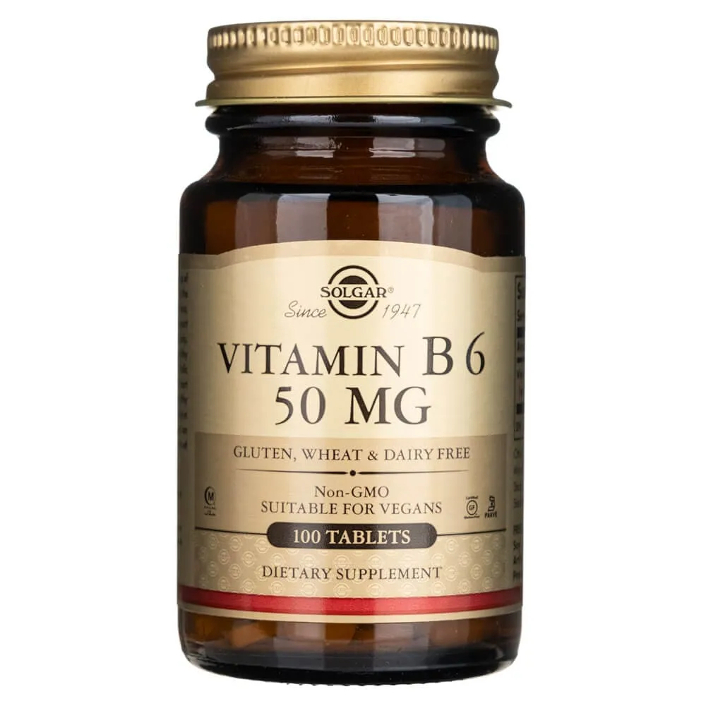 Solgar Vitamina B6 50 mg - 100 Tabletas
