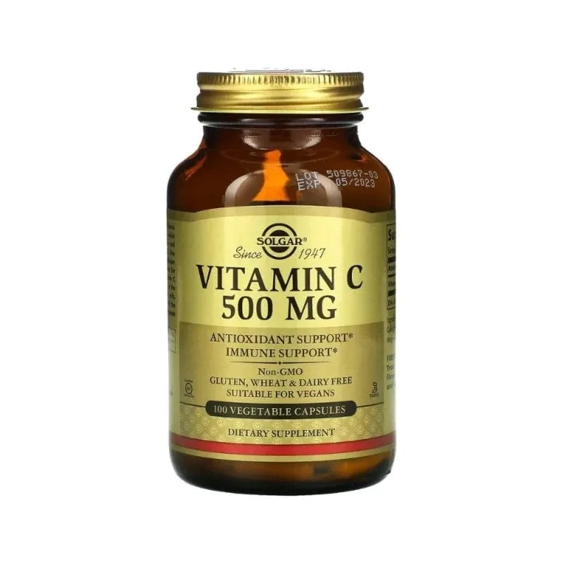 Solgar Vitamina C 500 mg - 100 Cápsulas