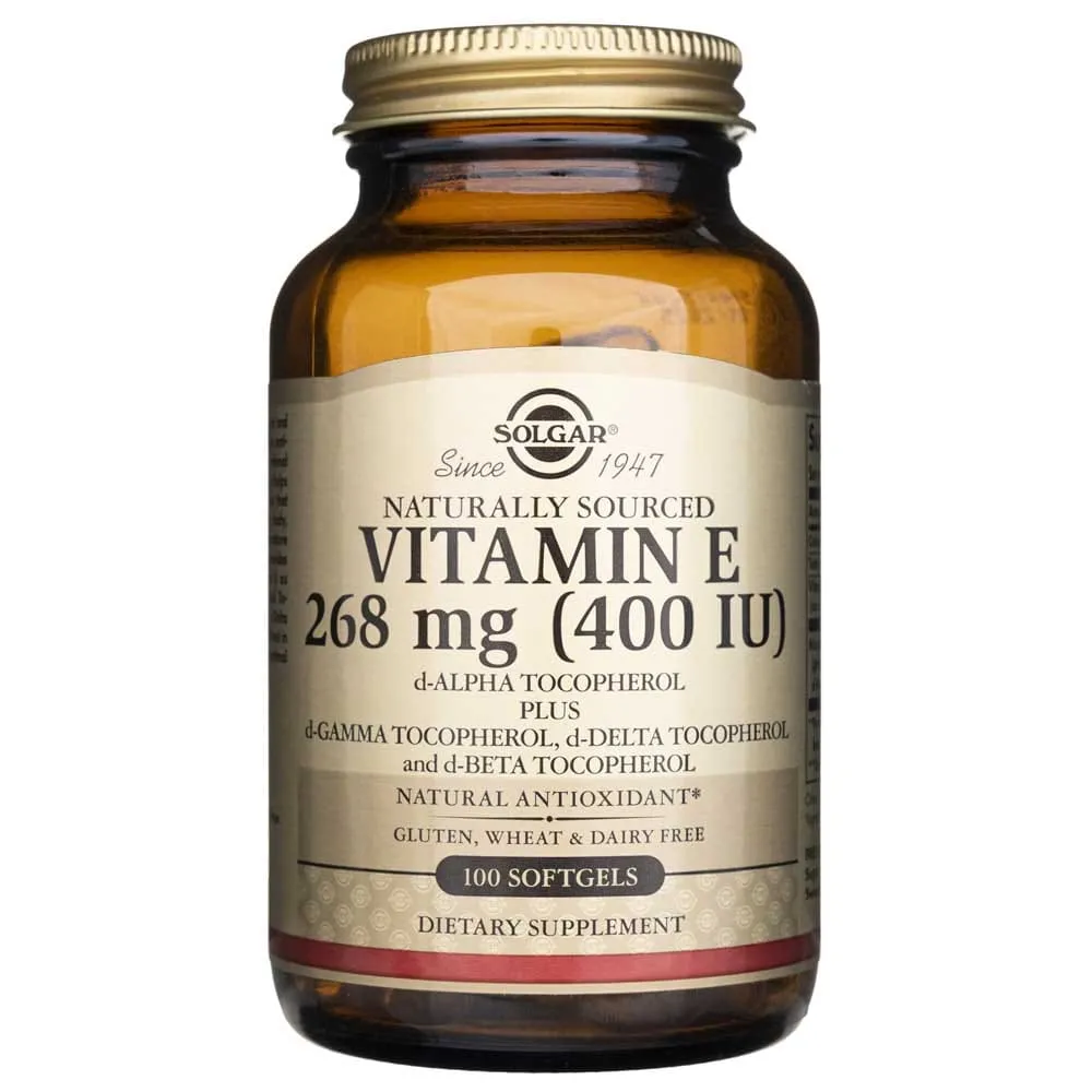 Solgar Vitamina E 268 mg - 100 Cápsulas blandas