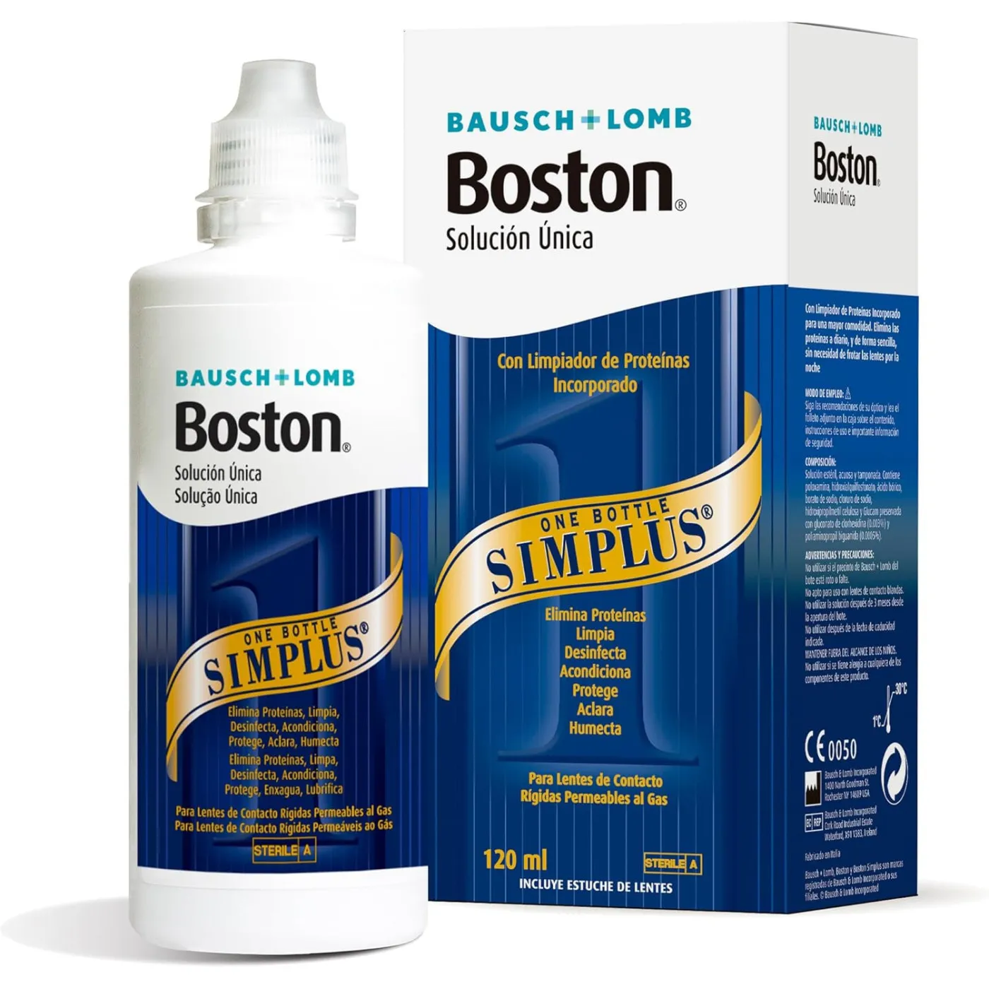 Solucion Unica Boston Simplus 120 ml