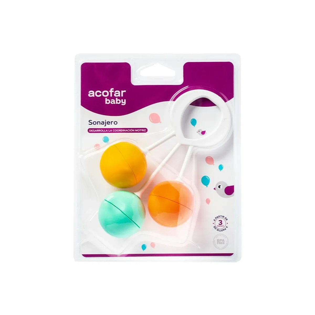 Sonajero Acobaby Tribolas