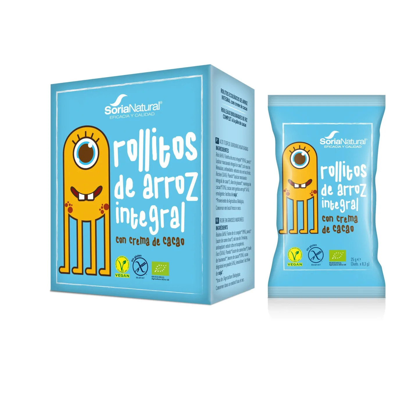 Soria Natural Rollitos Arroz Integral Con Crema