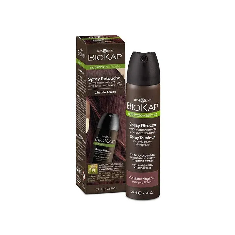Spray Retoque Marrón Caoba - 75ml - Biokap