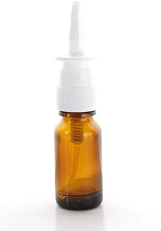 Frasco de vidrio con atomizador nasal vacío-25ml