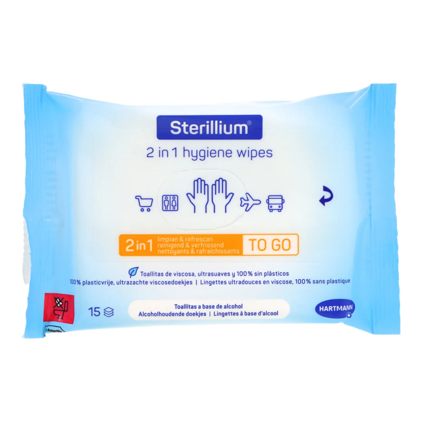 Sterillium Toallitas 2 En 1 15 Unidades