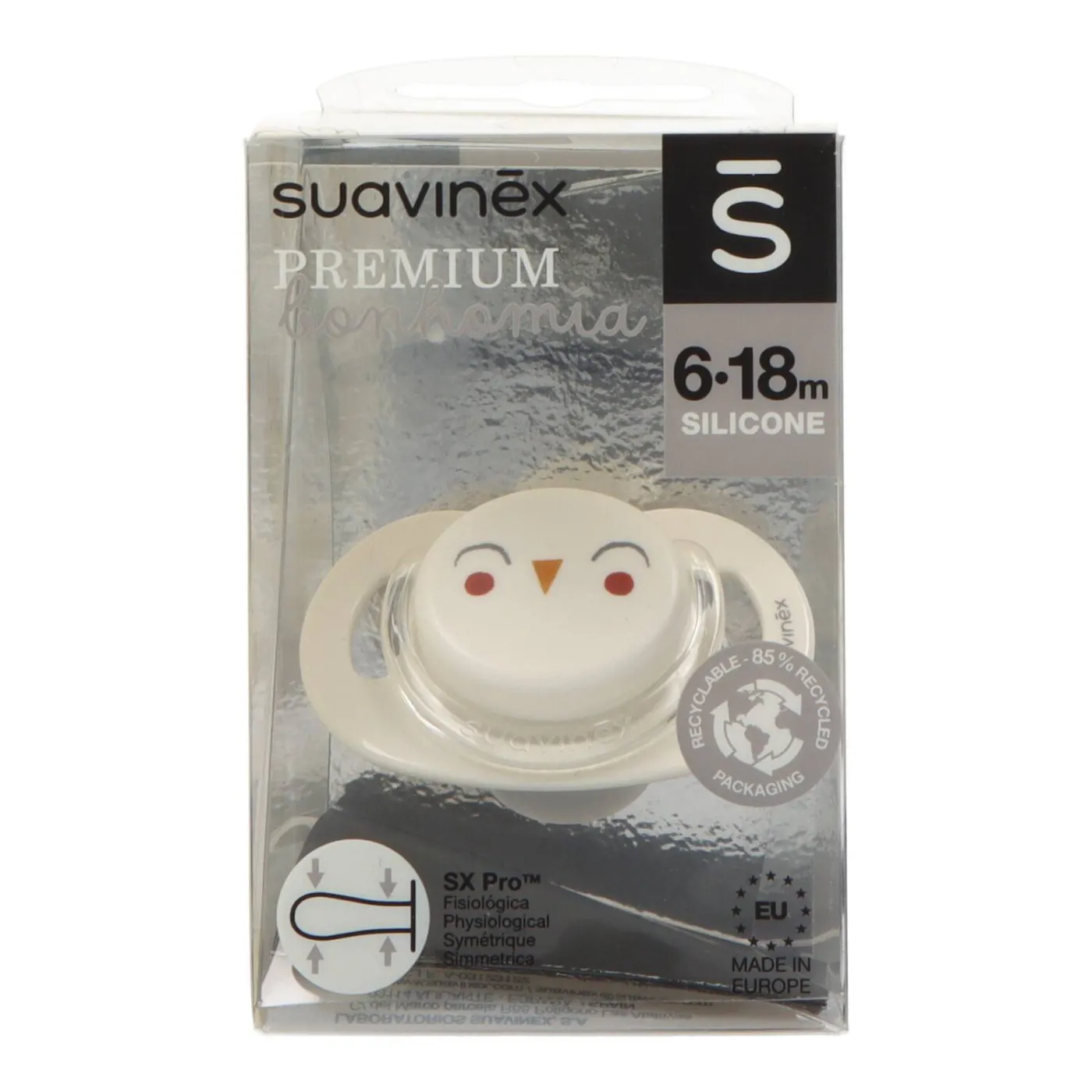Suavinex Chupete Premium Silicona Fisiologica 6-18m