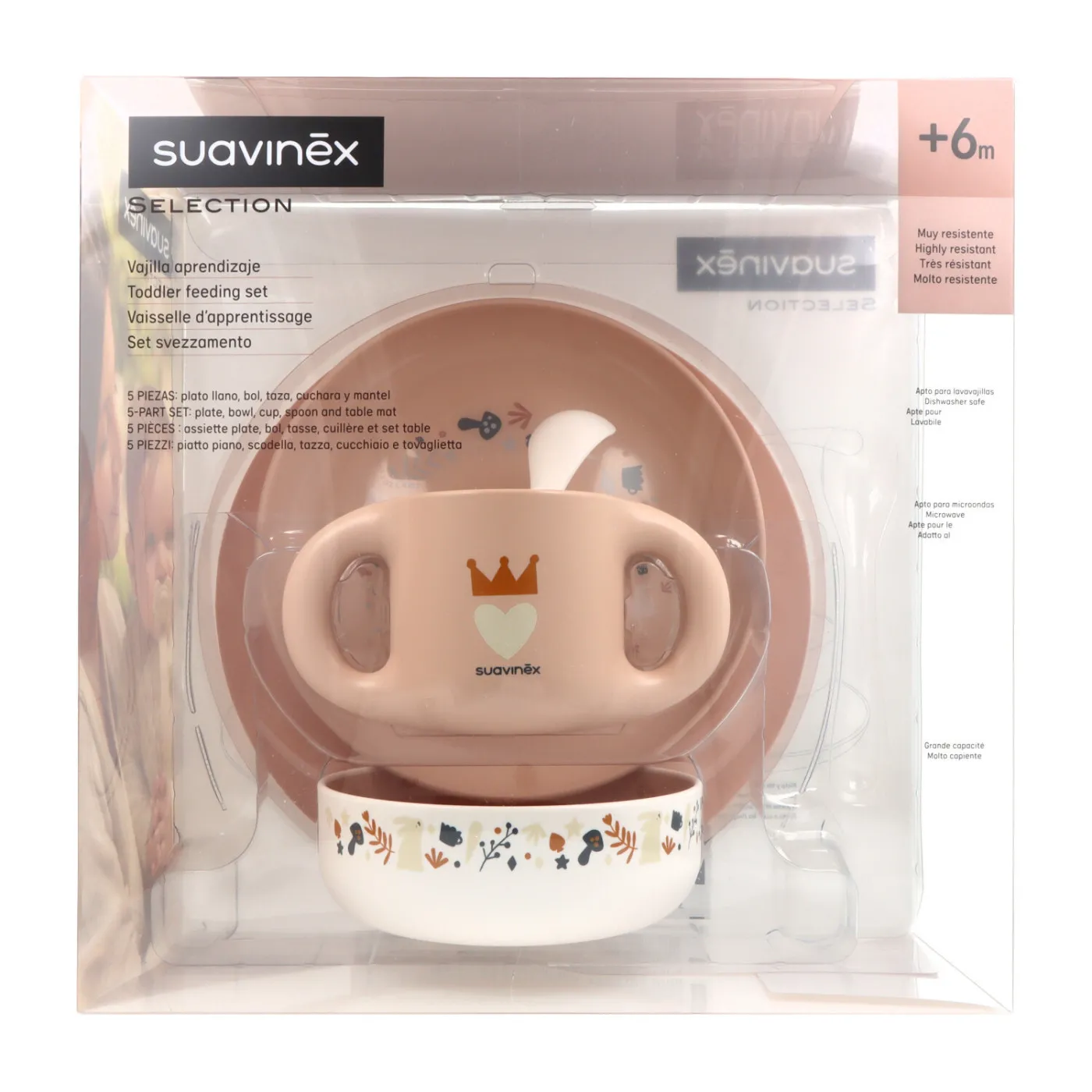 Suavinex Vajilla Infantil Niña 6m