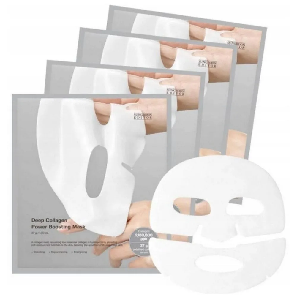Sungboon Editor Deep Collagen Power Boosting Mask - 4 Pieces