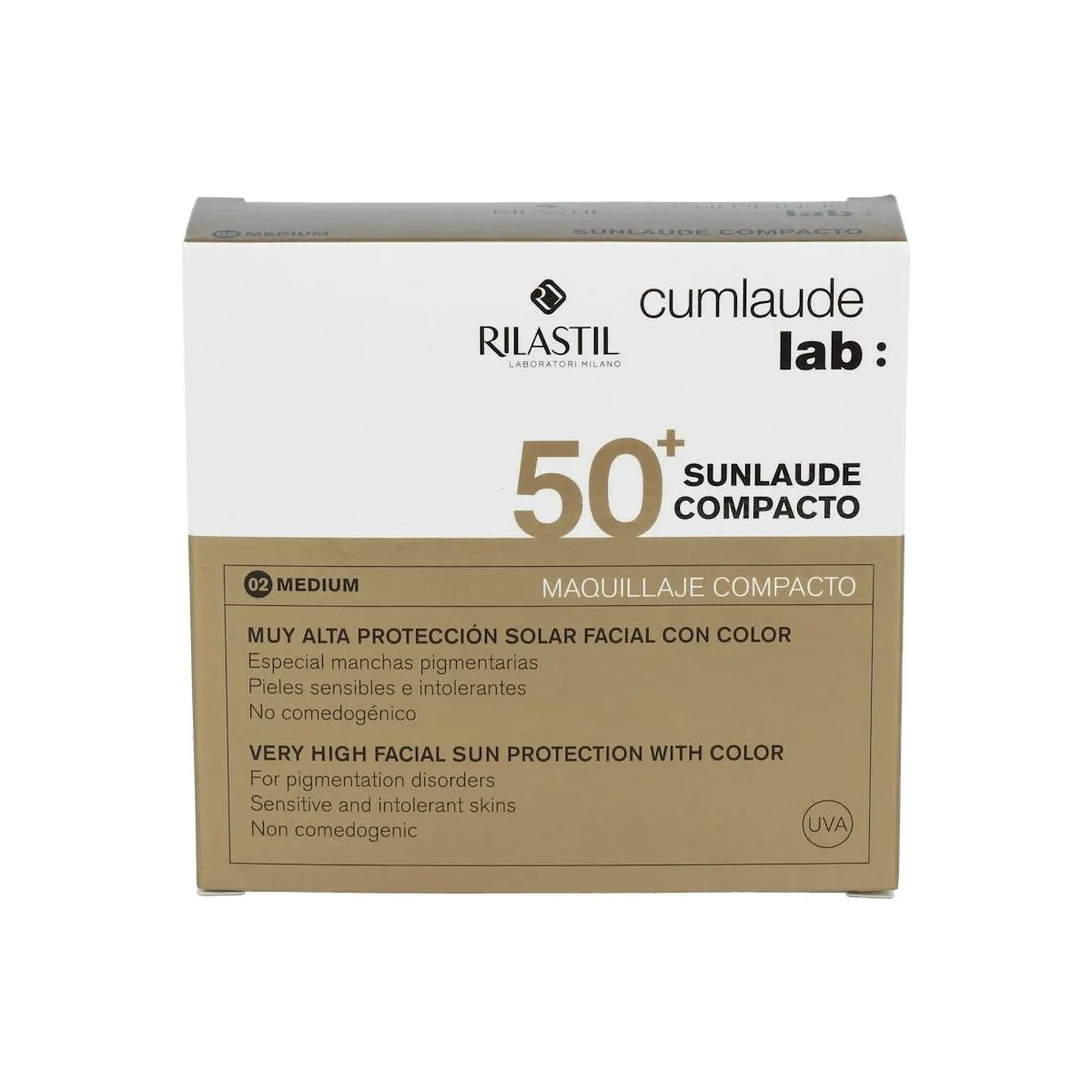 Sunlaude Maq Compacto Spf 50+ Color Medium 10 G