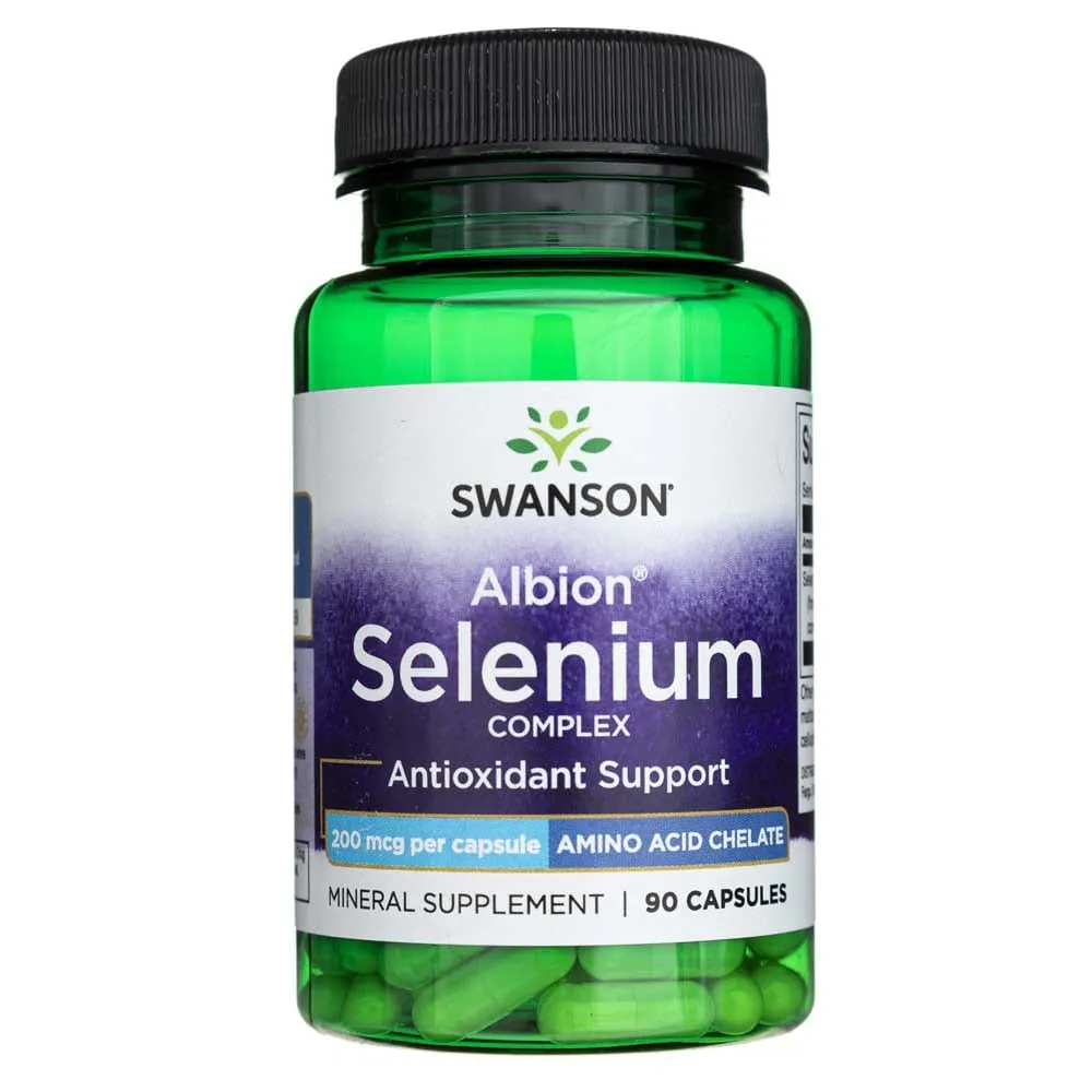 Swanson Albion Selenio Complejo 200 mcg - 90 Cápsulas