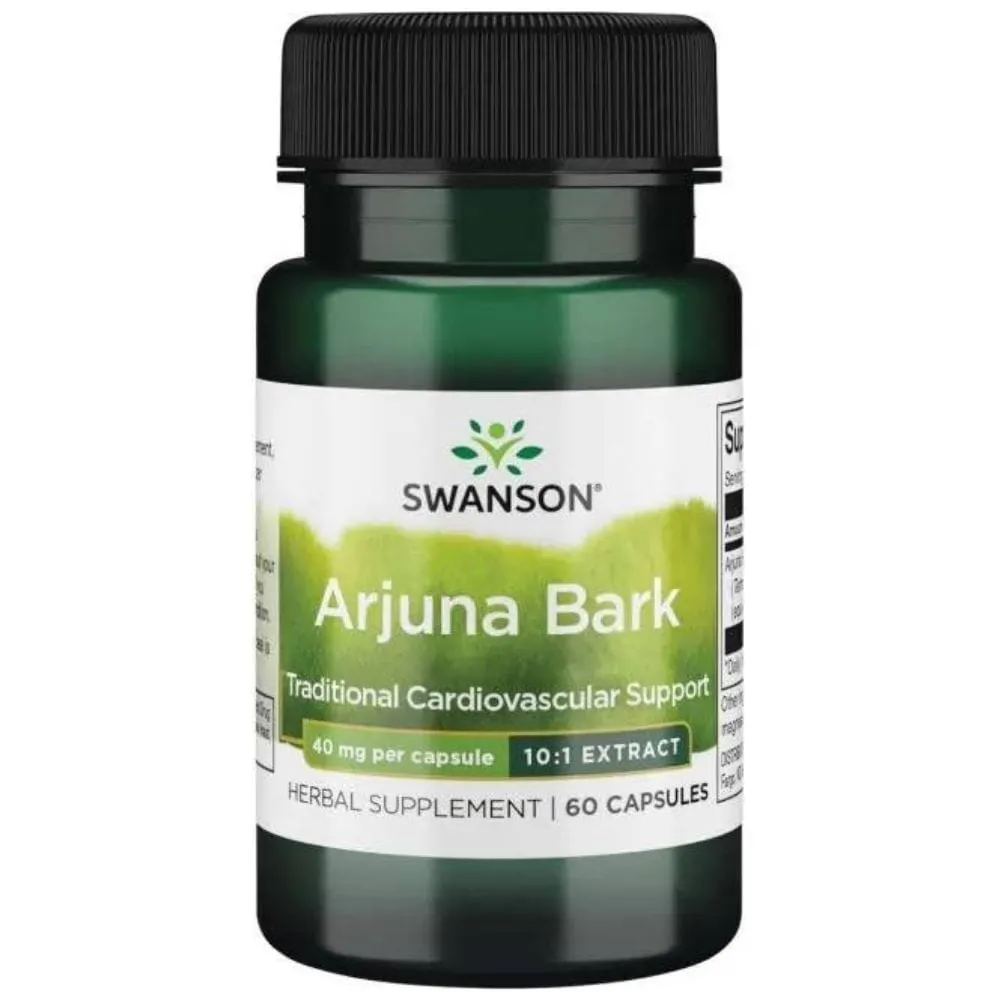 Swanson Corteza de arjuna 40 mg - 60 cápsulas