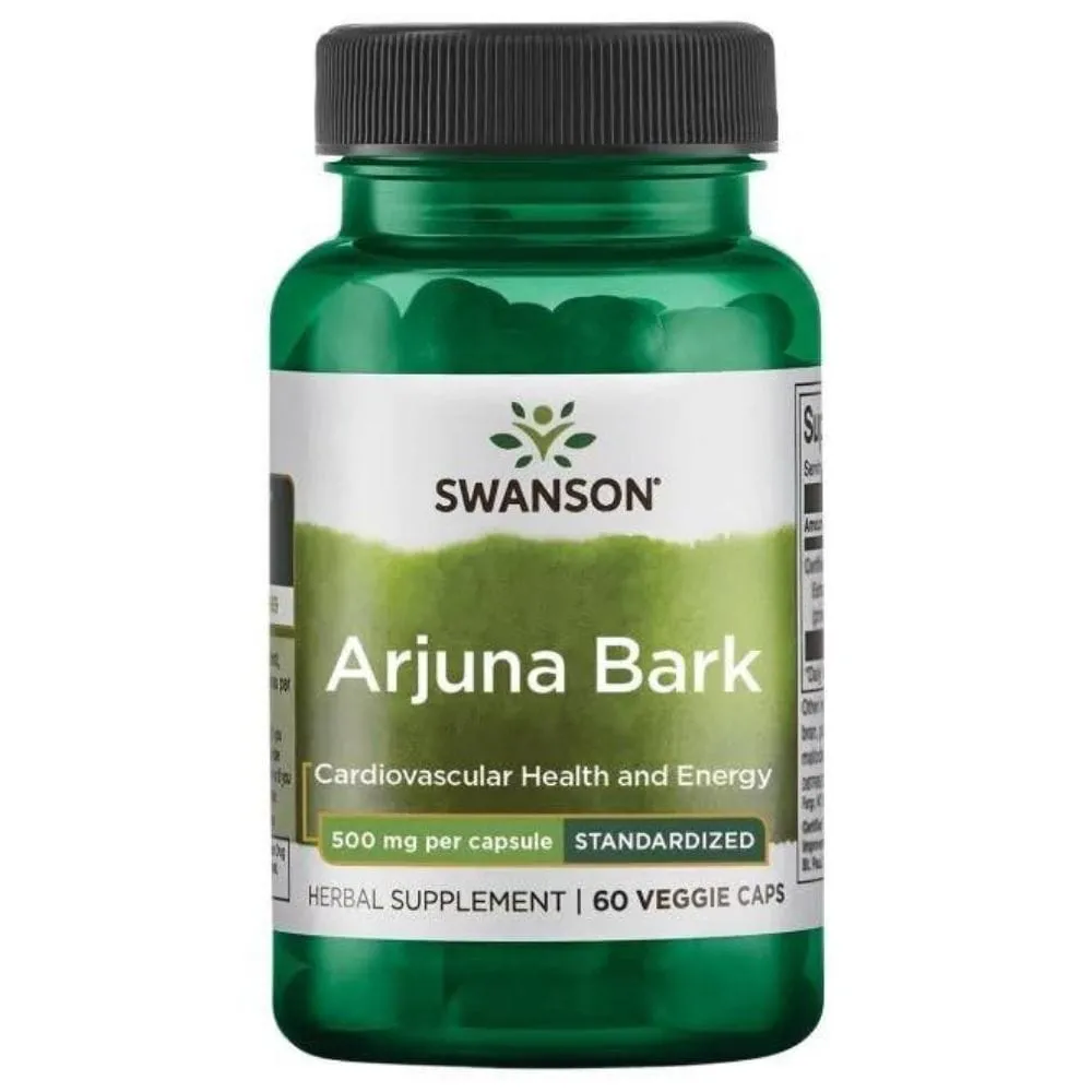 Swanson Corteza de Arjuna 500 mg - 60 cápsulas