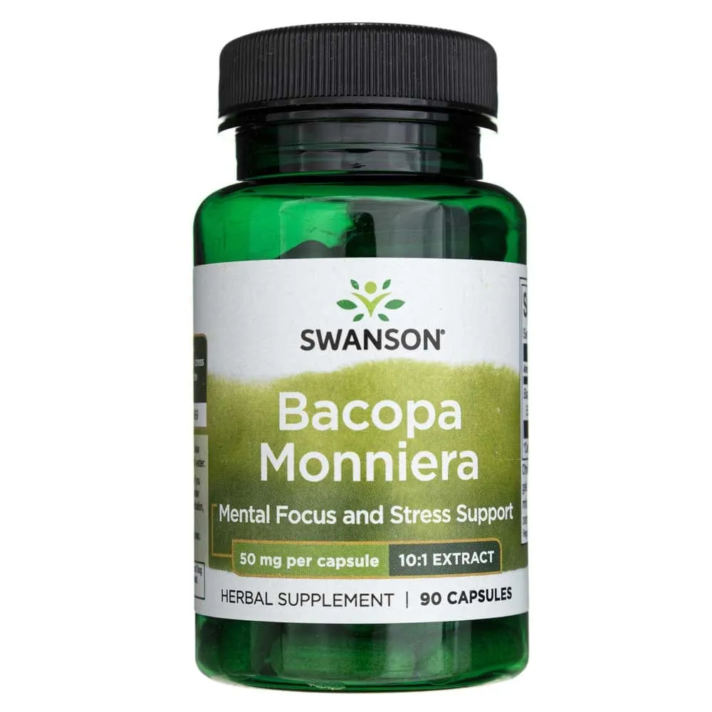Swanson Bacopa Monniera 50 mg - 90 Cápsulas