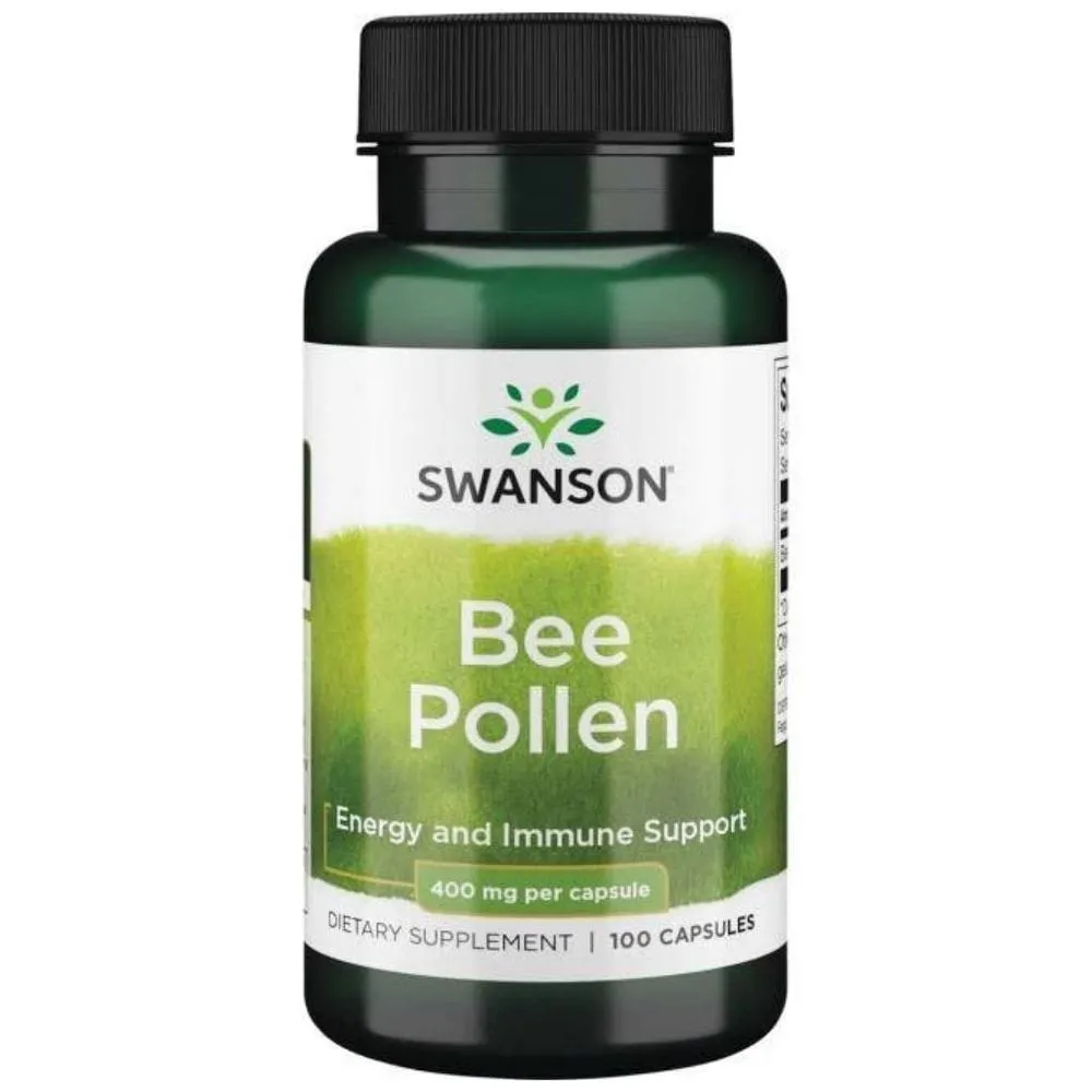 Swanson Polen de abeja 400 mg - 100 cápsulas