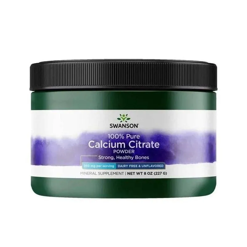 Swanson Citrato de calcio en polvo - 227 g