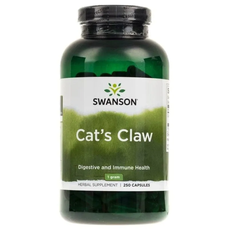 Swanson Uña de Gato 500 mg - 250 Cápsulas