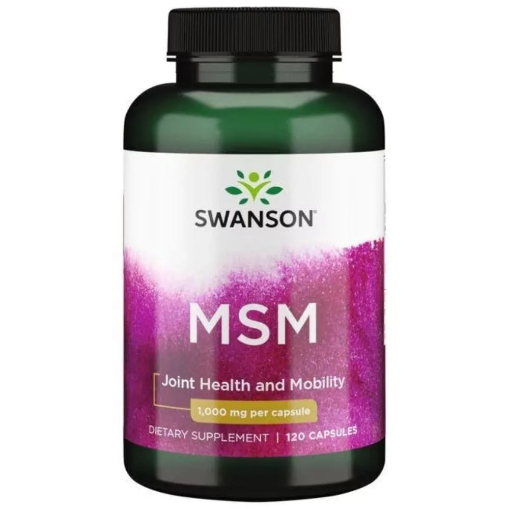 Swanson MSM 1000 mg - 120 Cápsulas