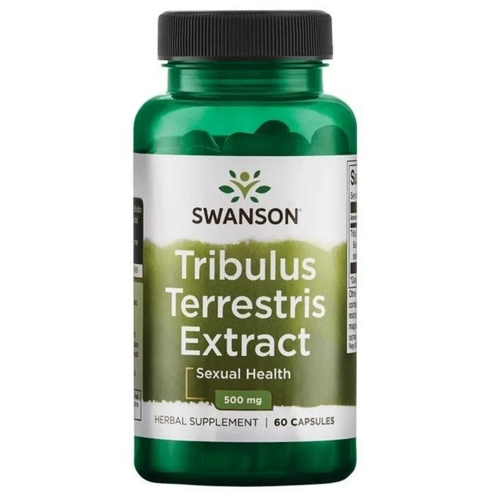 Swanson Tribulus Terrestris 500 mg - 60 cápsulas