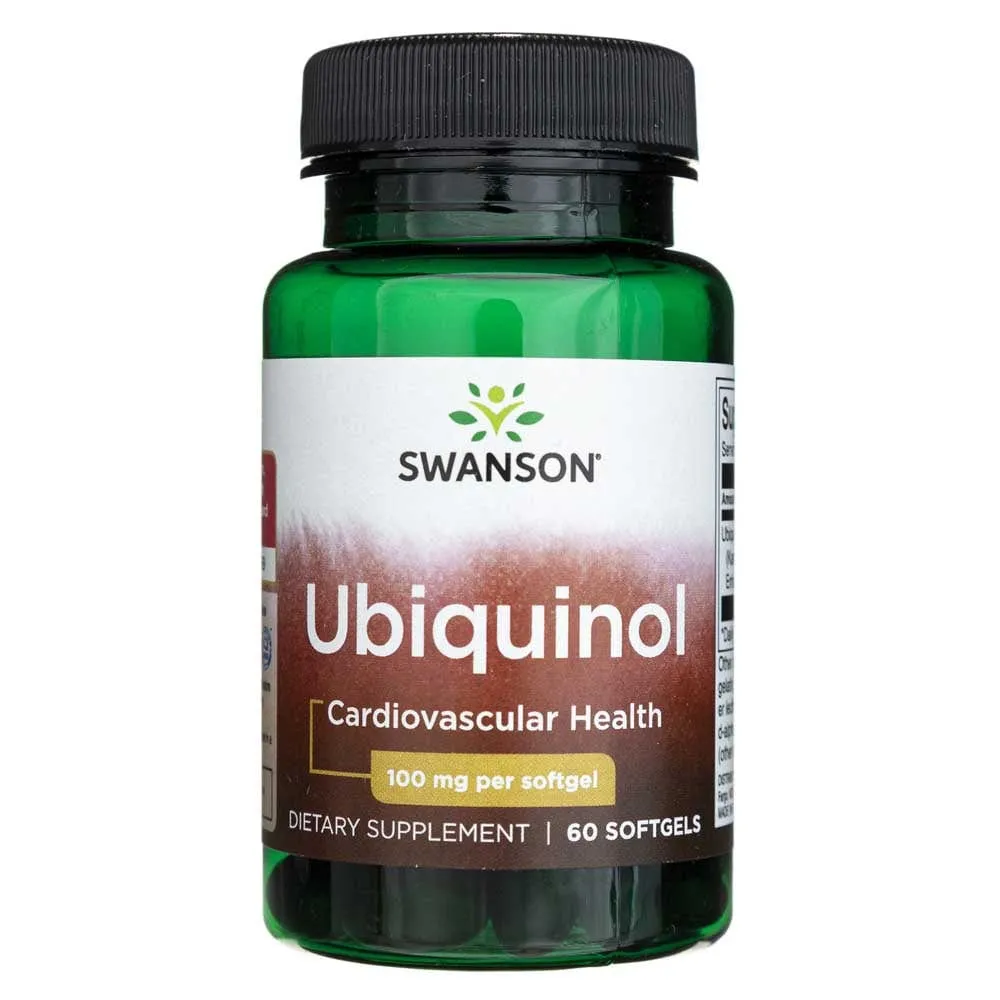 Swanson Ubiquinol 100 mg - 60 Cápsulas blandas