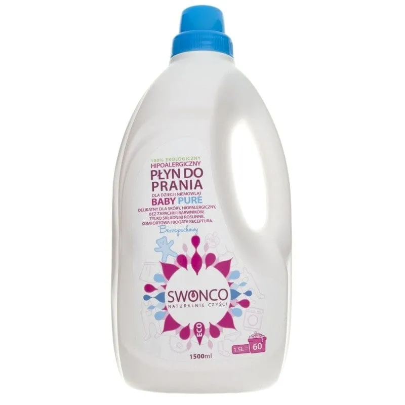 Swonco Jabón líquido hipoalergénico Baby Pure - 1500 ml