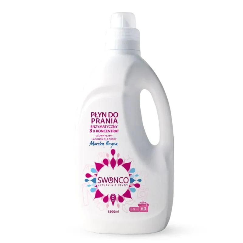 Swonco Detergente Líquido Enzimático, Sea Breeze - 1500 ml