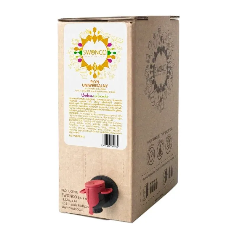 Swonco Líquido Limpiador Universal, Verbena-Lima - 3 L
