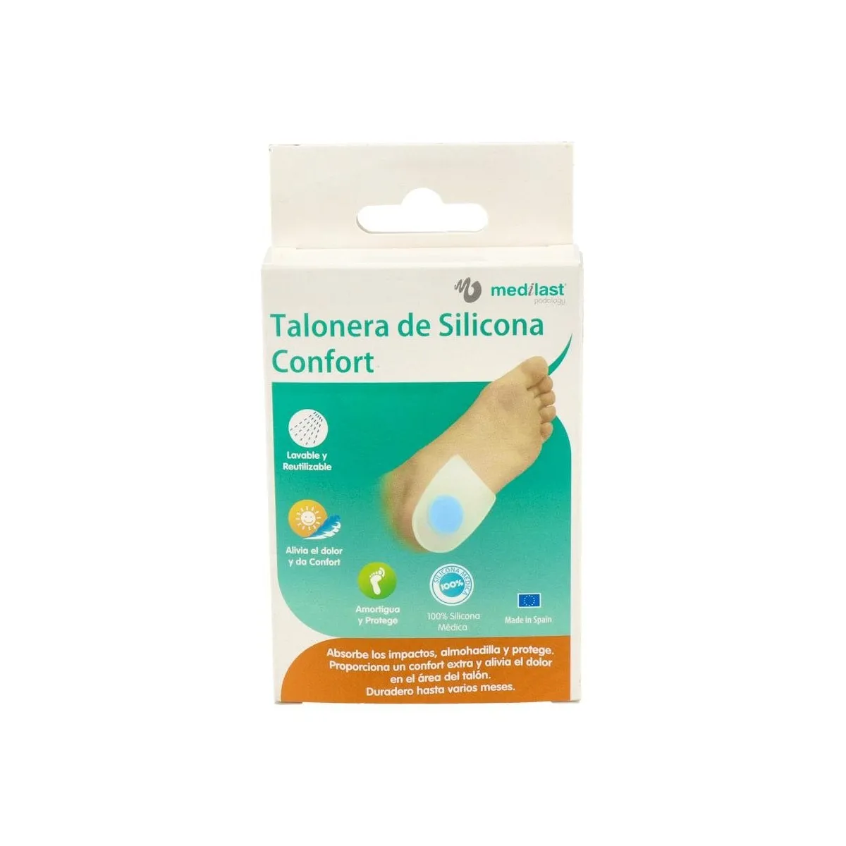 Talonera Medilast Sil Confort Gel g911m T M