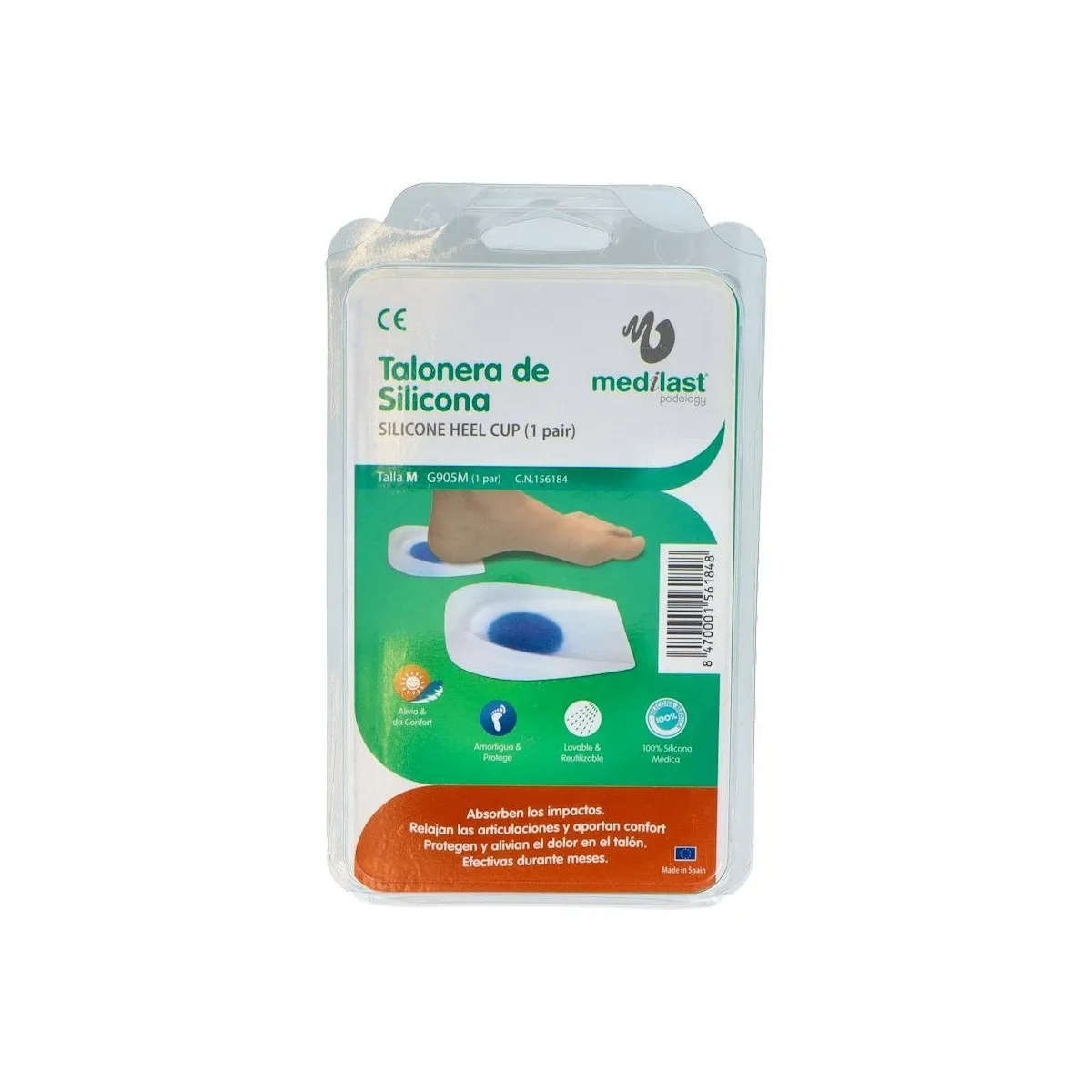 Talonera Medilast Silic 39-41 Tm Re g905m