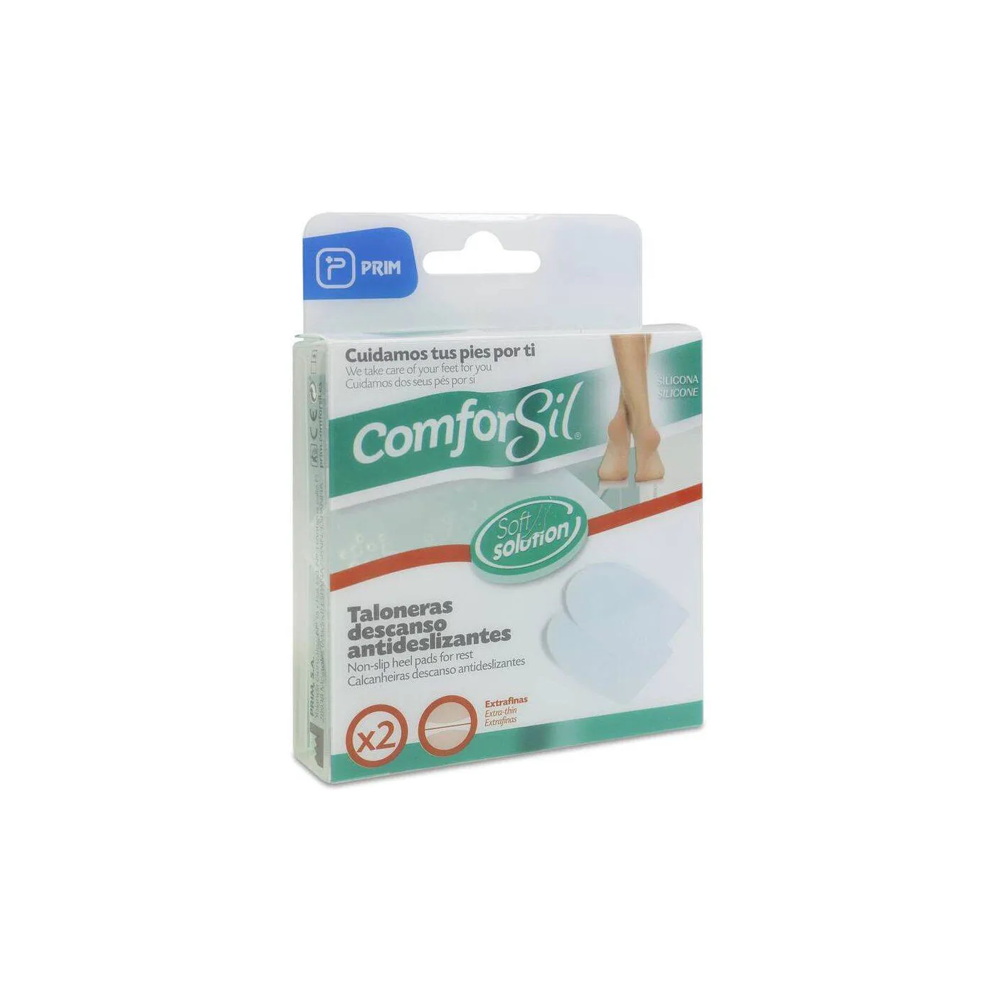 Taloneras Descanso Comforsil Silicona 2 Unidades