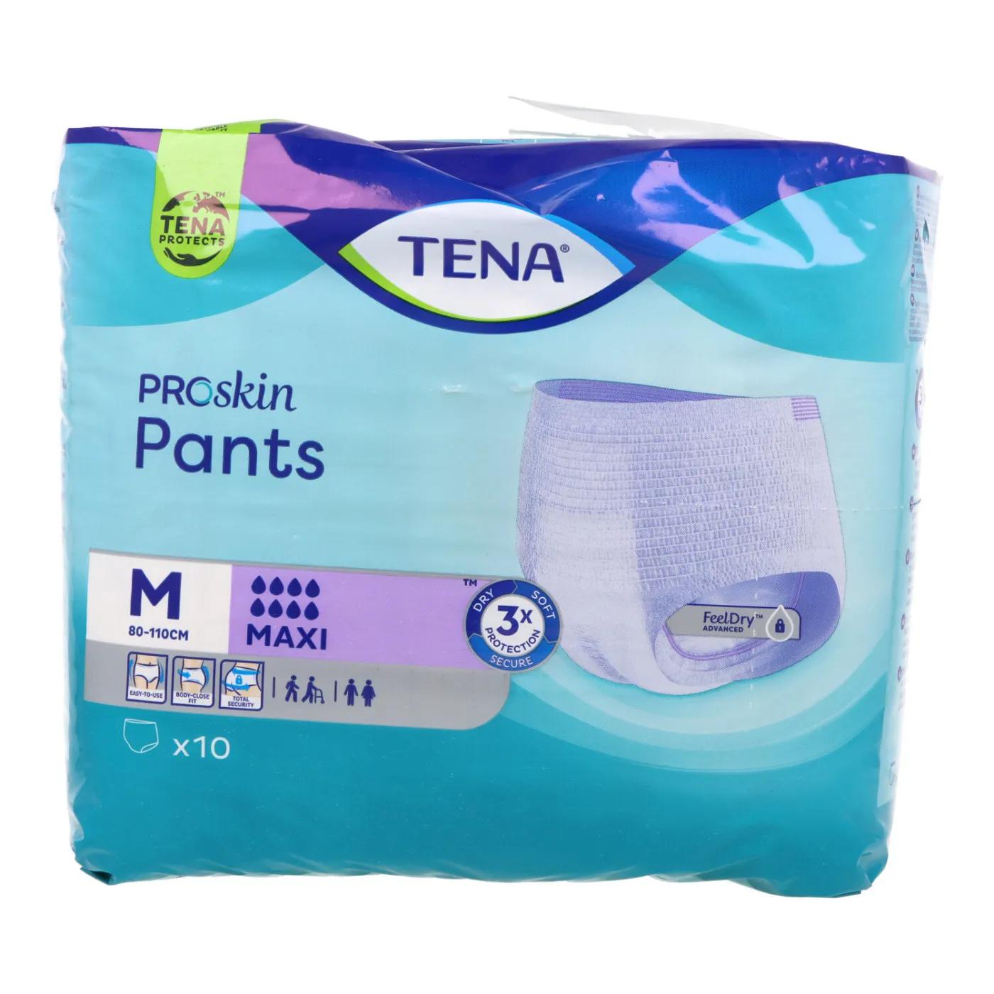Tena Pants Maxi Mediano 10 Uds
