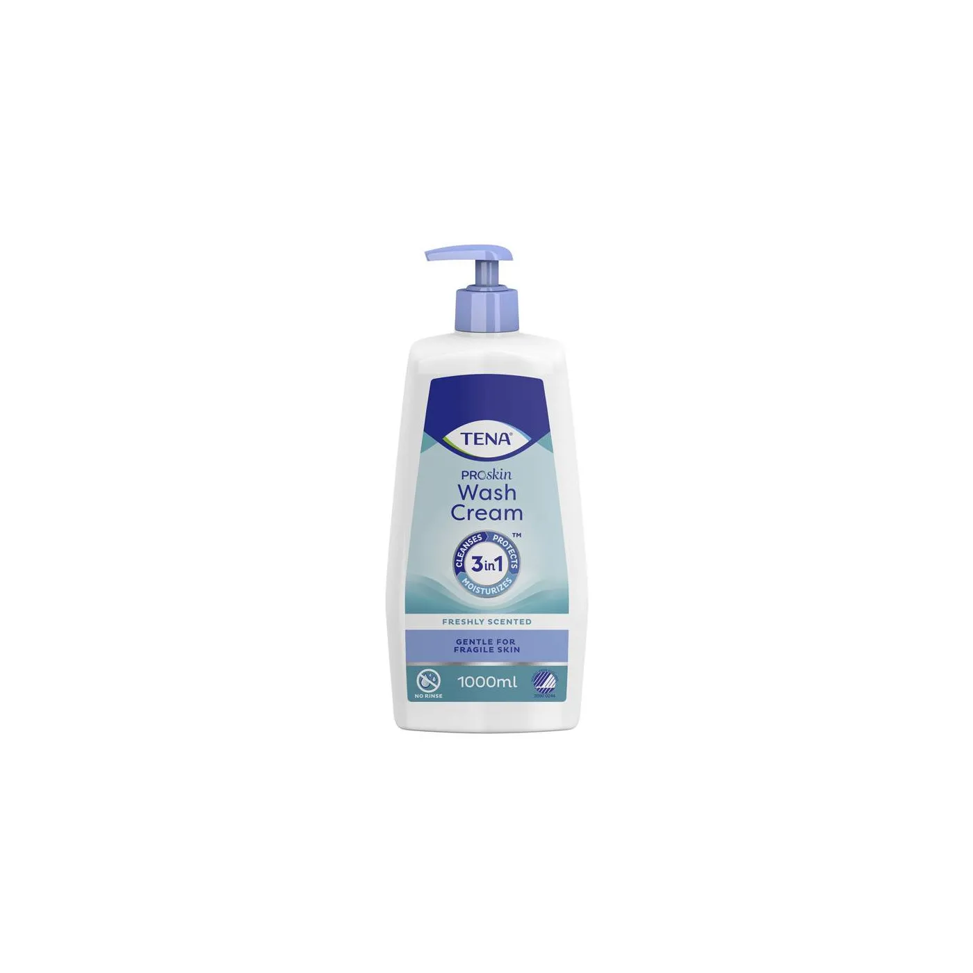 Tena Wash Cream Crema Limpiadora 1000 ml