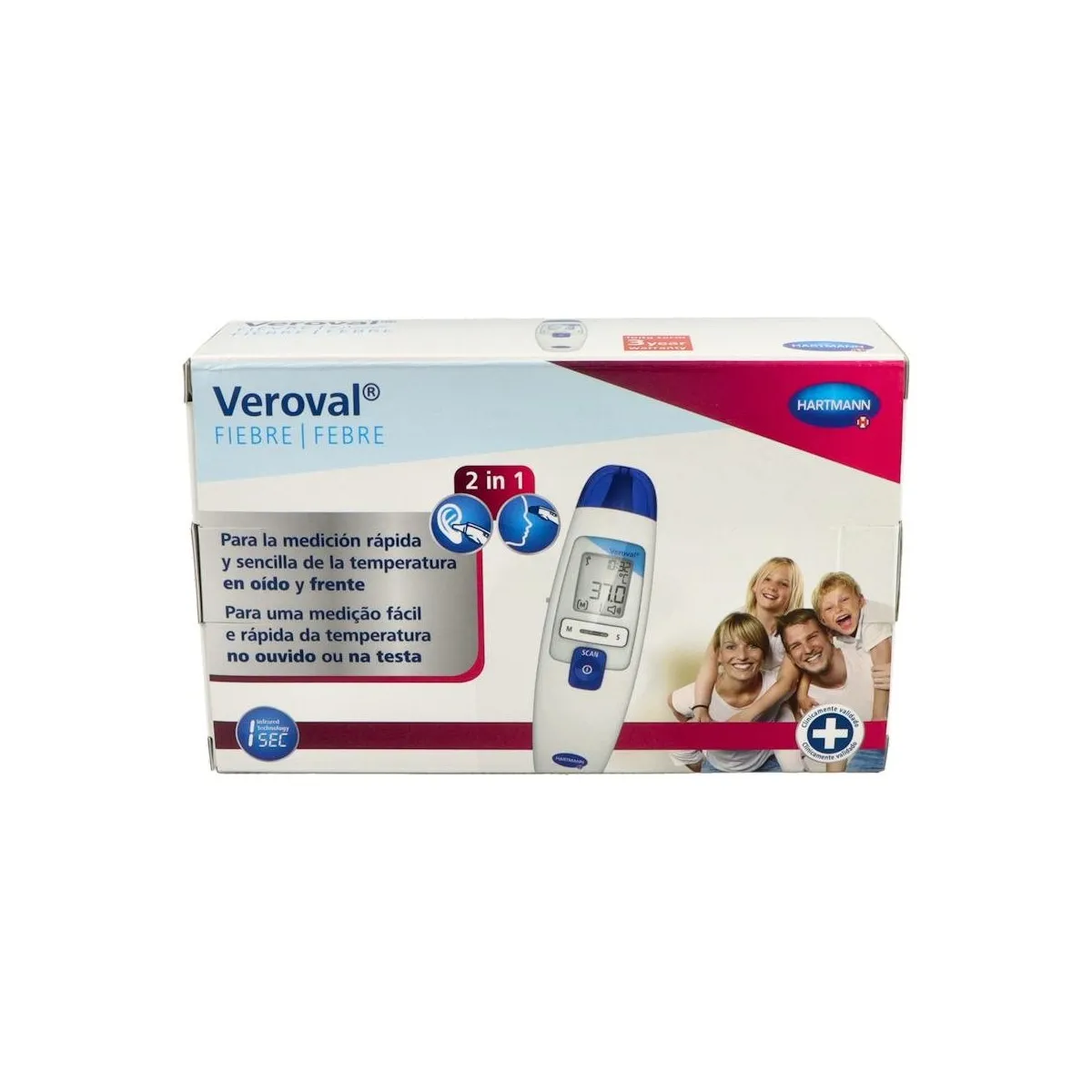 Termometro Veroval Infrarrojos Duo Scan Oido/ Frente ds22 lg2 p1