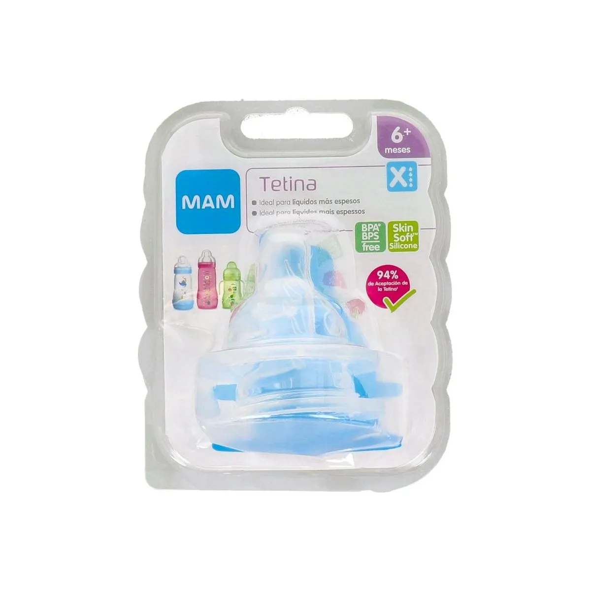 Tetina Mam Ultivent X 6 Meses 2 Ui a105