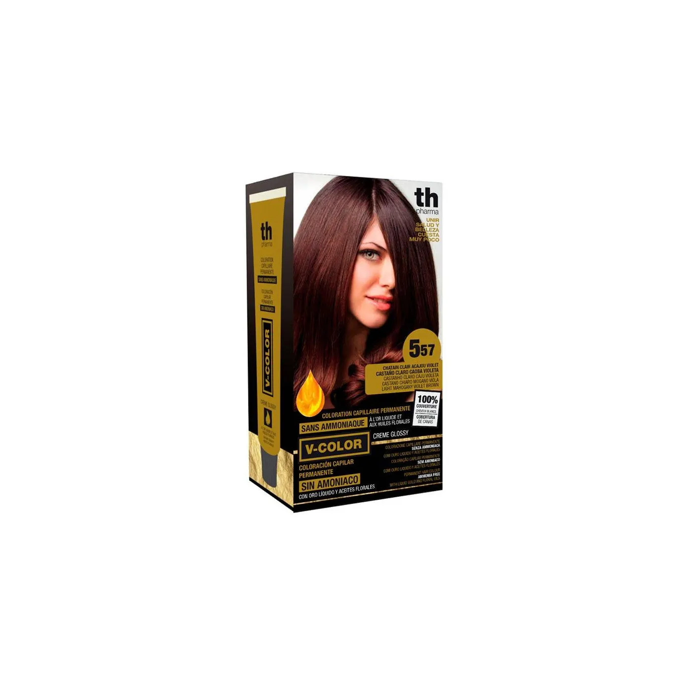 Th Vcolor N557 Castaño Claro Caoba