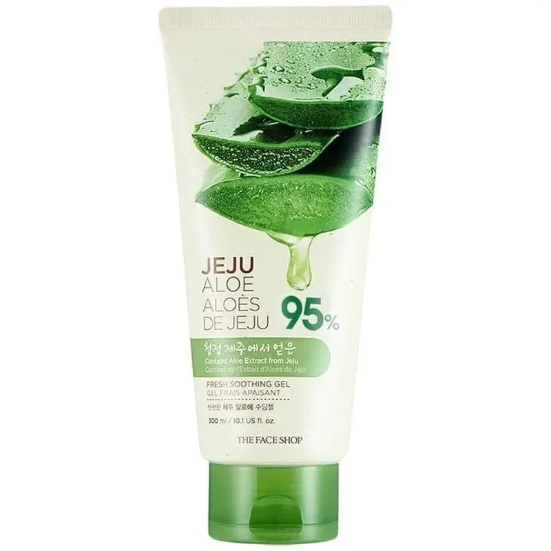 The Face Shop 95% Gel Calmante Fresco de Aloe de Jeju - 300 ml